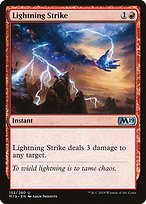 Magic the Gathering Card - Lightning Strike - MTG Circle