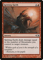 Magic the Gathering Card - Spitting Earth - MTG Circle