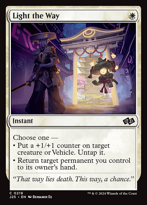 Magic the Gathering Card - Light the Way - MTG Circle
