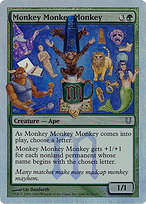 Magic the Gathering Card - Monkey Monkey Monkey - MTG Circle
