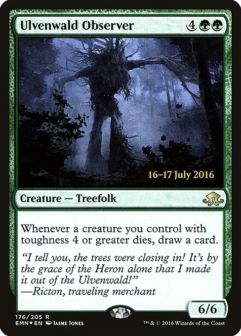 Magic the Gathering Card - Ulvenwald Observer - MTG Circle