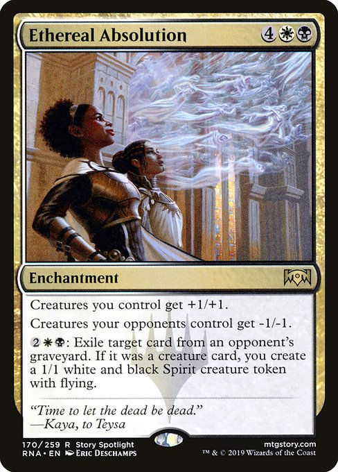 Magic the Gathering Card - Ethereal Absolution - MTG Circle