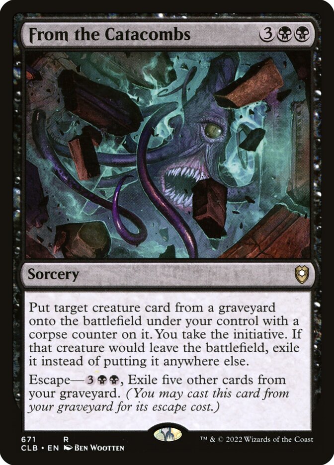Magic the Gathering Card - From the Catacombs - MTG Circle
