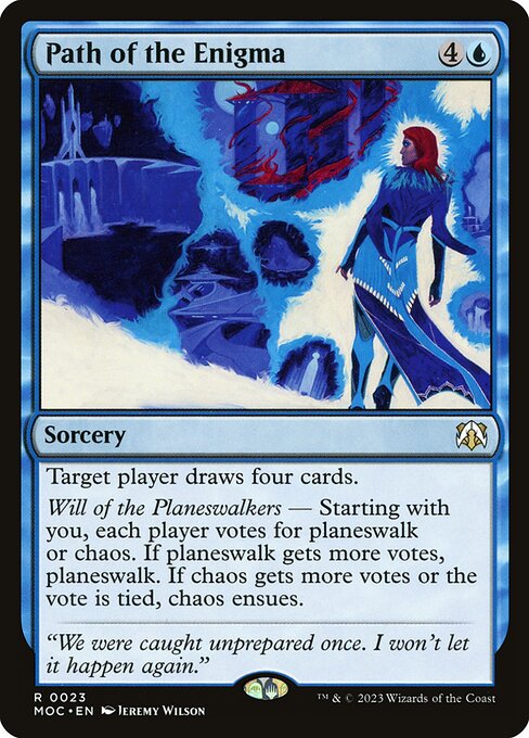 Magic the Gathering Card - Path of the Enigma - MTG Circle