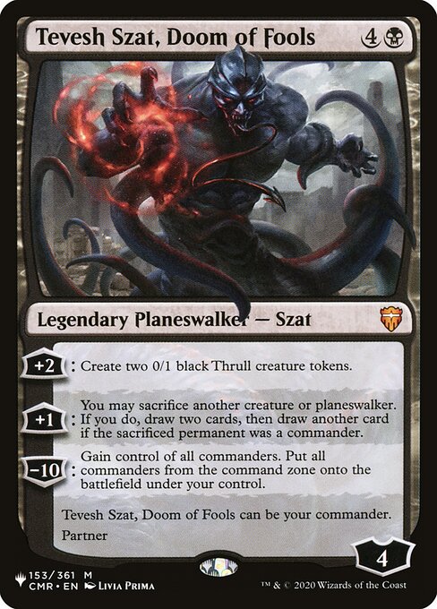 Magic the Gathering Card - Tevesh Szat, Doom of Fools - MTG Circle
