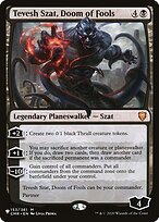 Magic the Gathering Card - Tevesh Szat, Doom of Fools - MTG Circle