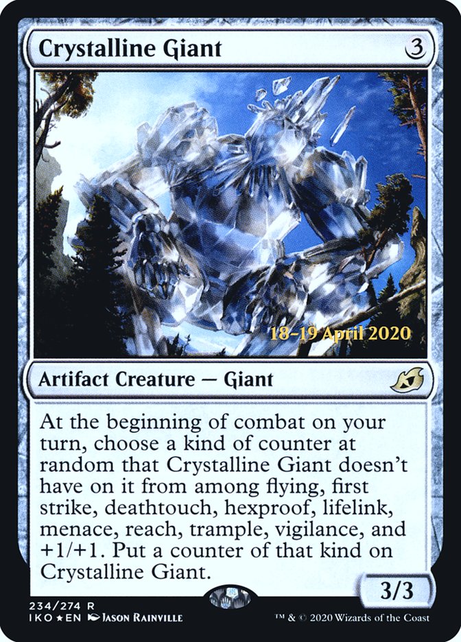 Magic the Gathering Card - Crystalline Giant - MTG Circle