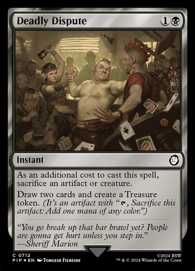 Magic the Gathering Card - Deadly Dispute - MTG Circle