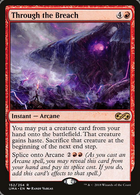 Magic the Gathering Card - Through the Breach - MTG Circle