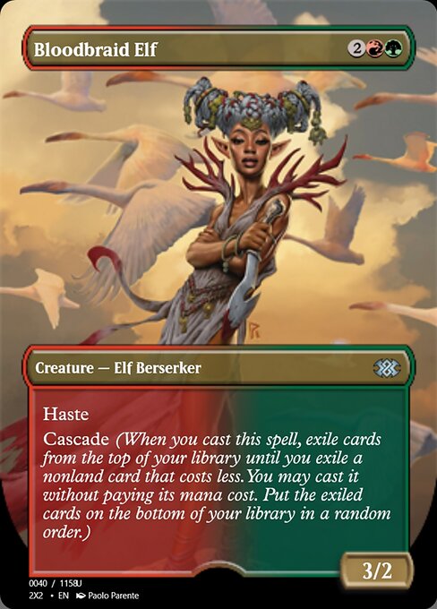 Magic the Gathering Card - Bloodbraid Elf - MTG Circle
