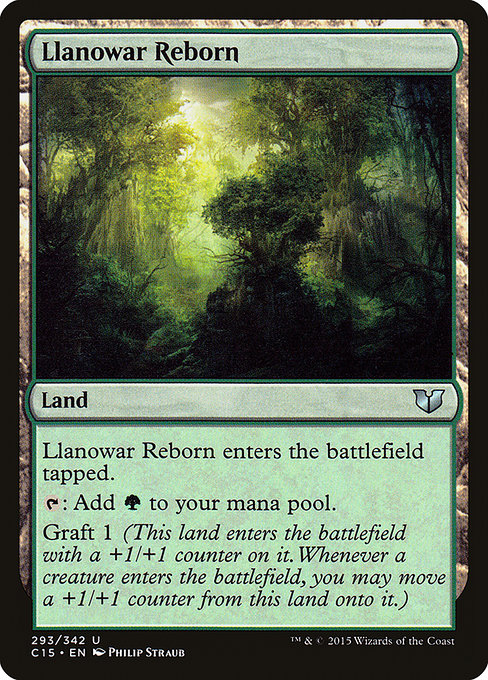 Magic the Gathering Card - Llanowar Reborn - MTG Circle