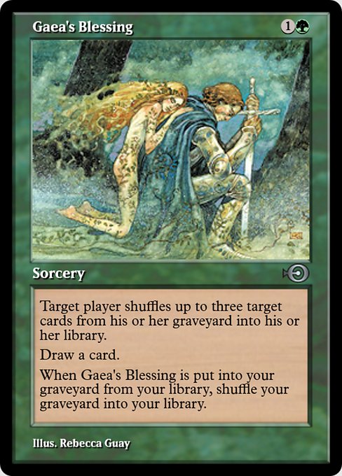 Magic the Gathering Card - Gaea's Blessing - MTG Circle