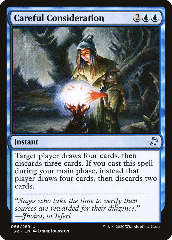 Magic the Gathering Card - Careful Consideration - MTG Circle