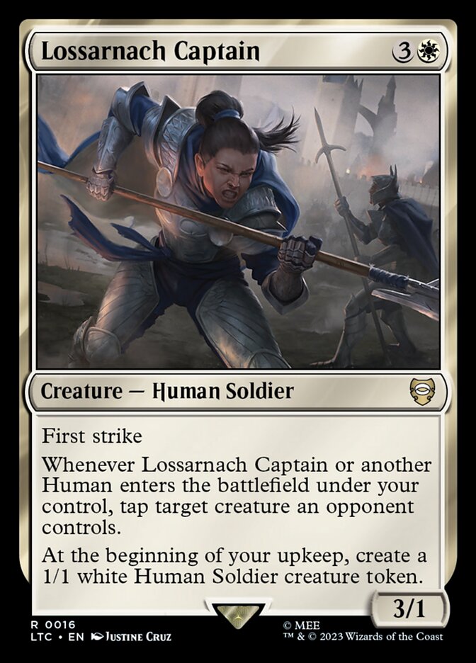 Magic the Gathering Card - Lossarnach Captain - MTG Circle