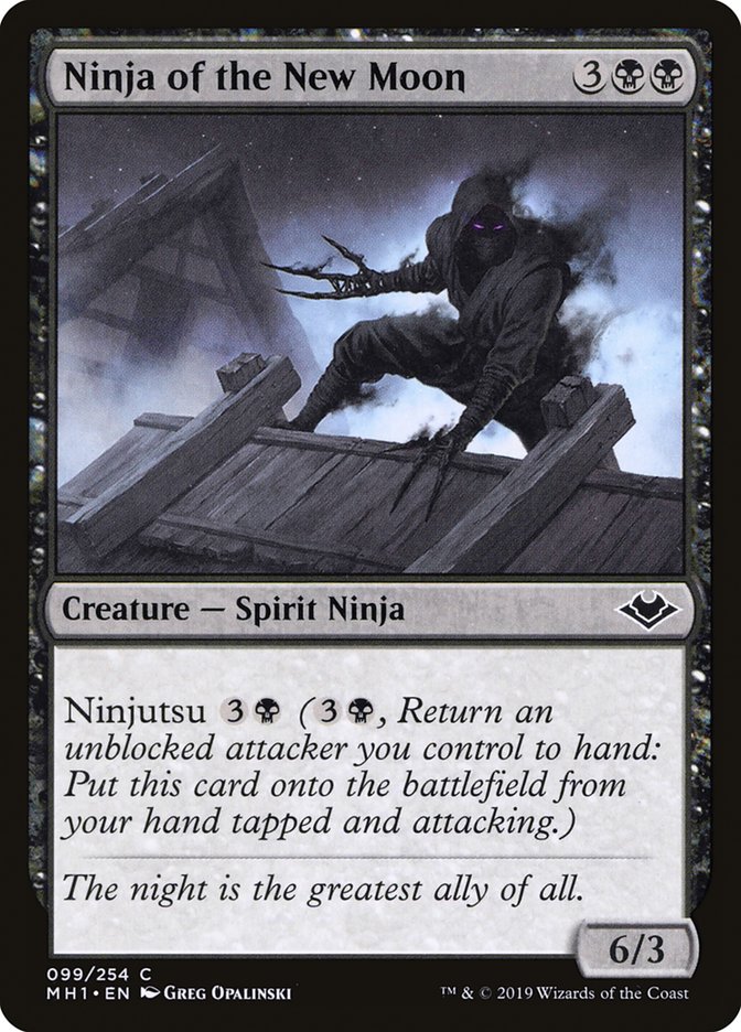 Magic the Gathering Card - Ninja of the New Moon - MTG Circle