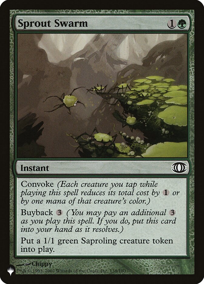 Magic the Gathering Card - Sprout Swarm - MTG Circle