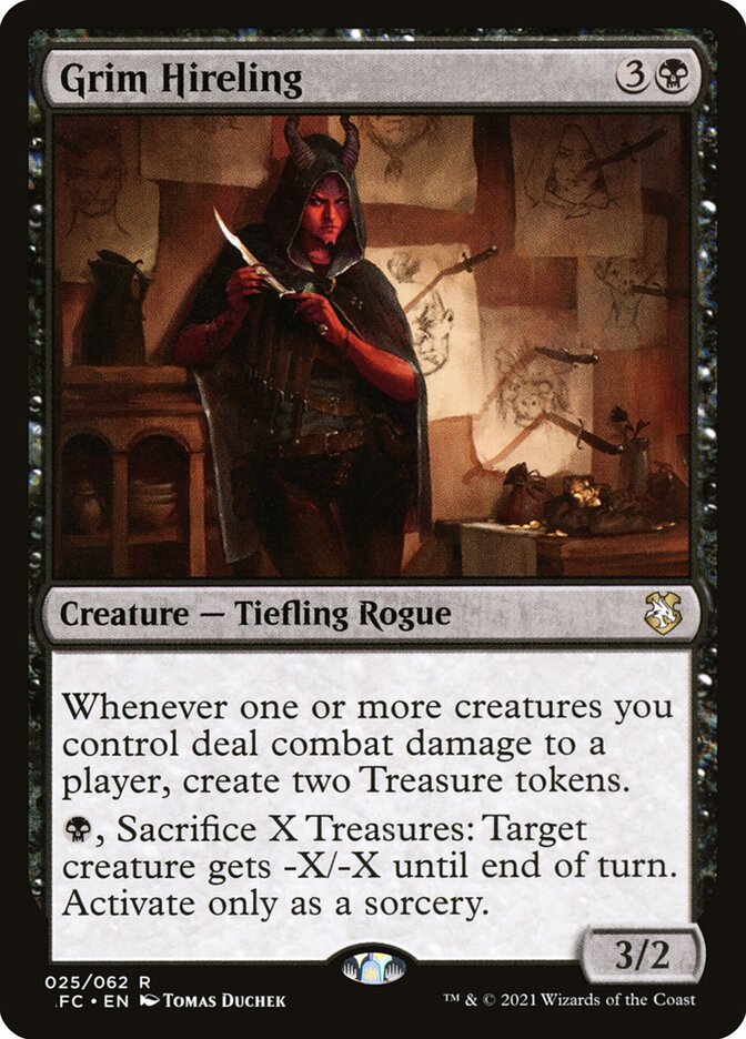 Magic the Gathering Card - Grim Hireling - MTG Circle