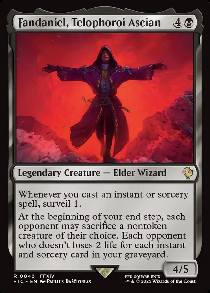 Magic the Gathering Card - Fandaniel, Telophoroi Ascian - MTG Circle