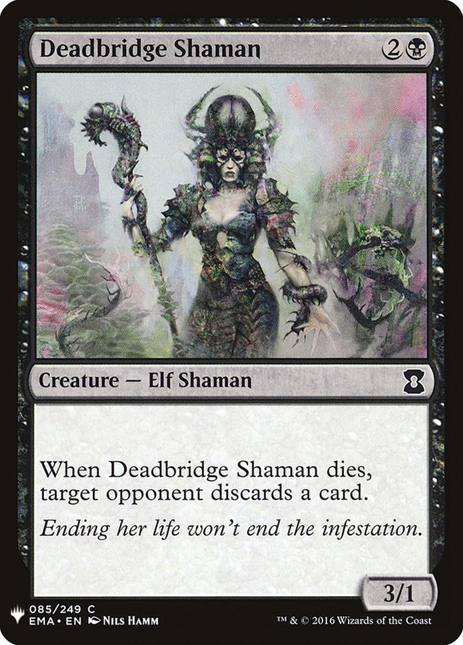 Magic the Gathering Card - Deadbridge Shaman - MTG Circle