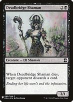 Magic the Gathering Card - Deadbridge Shaman - MTG Circle