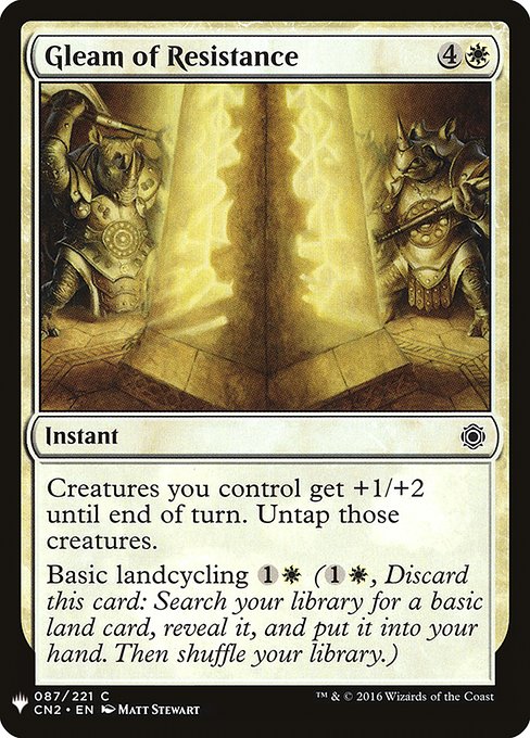 Magic the Gathering Card - Gleam of Resistance - MTG Circle