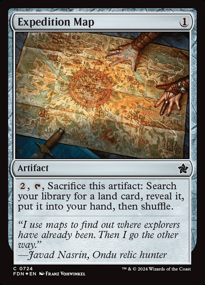 Magic the Gathering Card - Expedition Map - MTG Circle