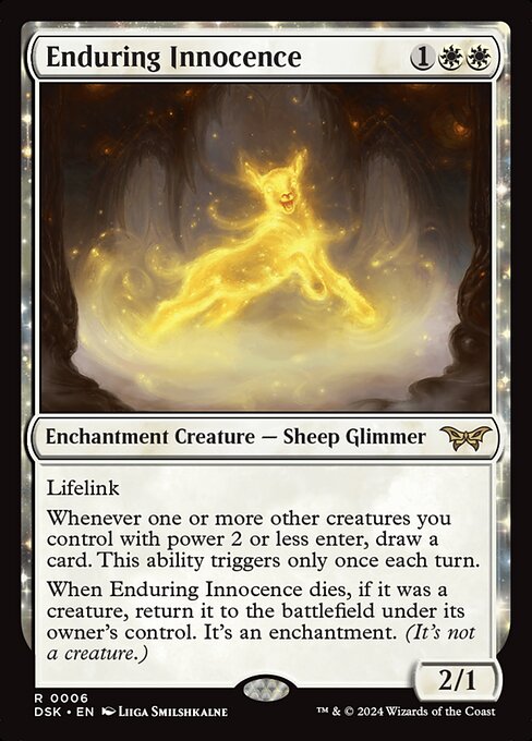 Magic the Gathering Card - Enduring Innocence - MTG Circle