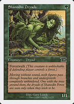 Magic the Gathering Card - Shanodin Dryads - MTG Circle