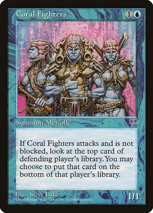 Magic the Gathering Card - Coral Fighters - MTG Circle