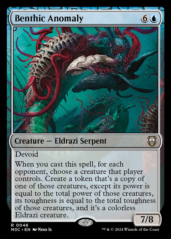 Magic the Gathering Card - Benthic Anomaly - MTG Circle
