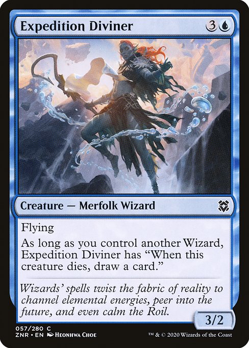 Magic the Gathering Card - Expedition Diviner - MTG Circle