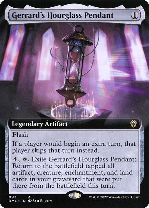 Magic the Gathering Card - Gerrard's Hourglass Pendant - MTG Circle