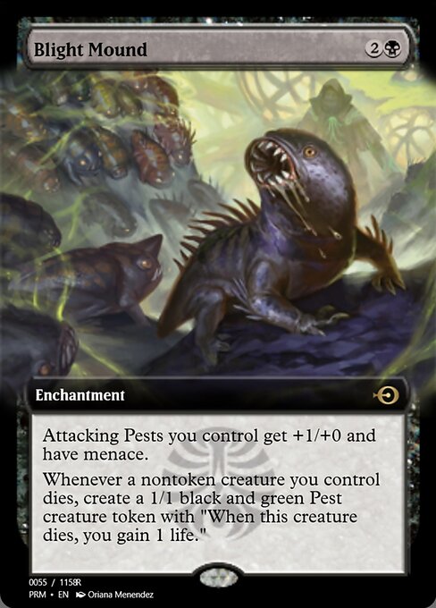 Magic the Gathering Card - Blight Mound - MTG Circle