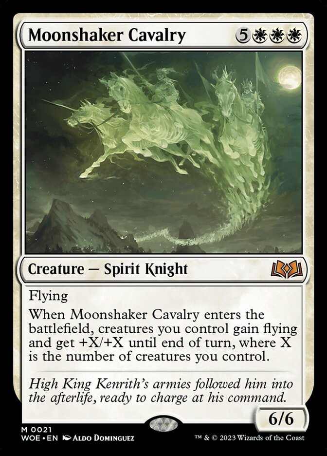 Magic the Gathering Card - Moonshaker Cavalry - MTG Circle