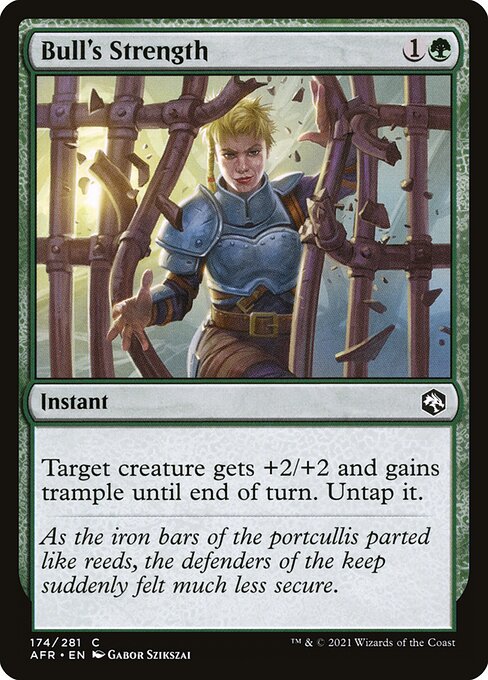 Magic the Gathering Card - Bull's Strength - MTG Circle