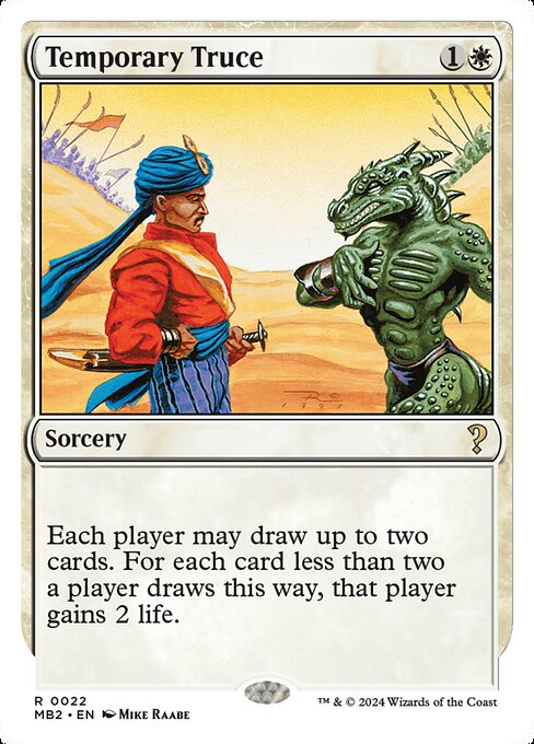Magic the Gathering Card - Temporary Truce - MTG Circle
