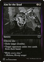 Magic the Gathering Card - Aim for the Head - MTG Circle