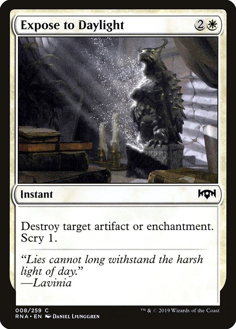 Magic the Gathering Card - Expose to Daylight - MTG Circle