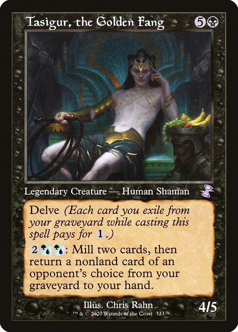 Magic the Gathering Card - Tasigur, the Golden Fang - MTG Circle
