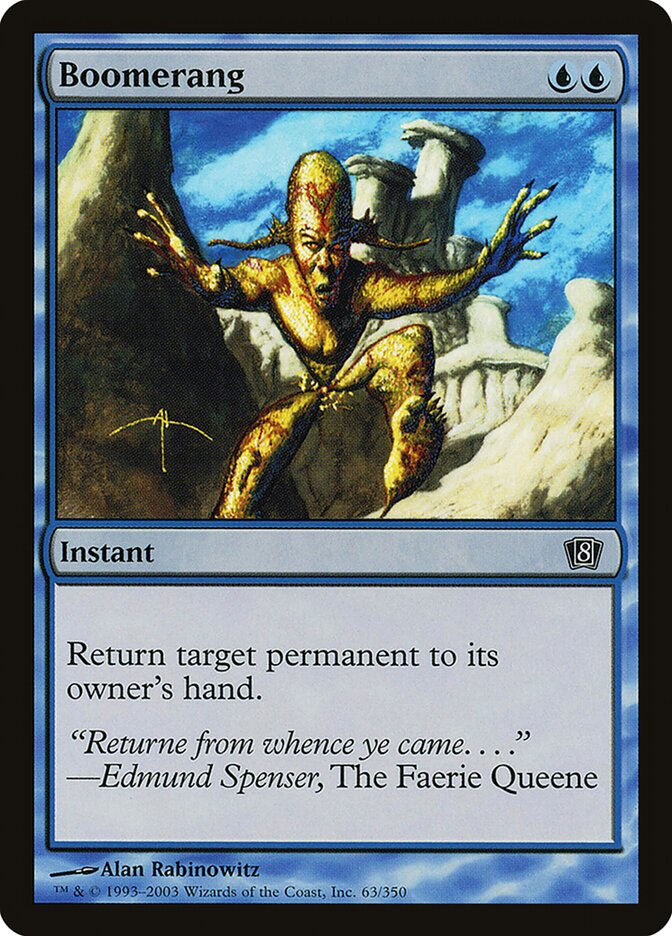 Magic the Gathering Card - Boomerang - MTG Circle