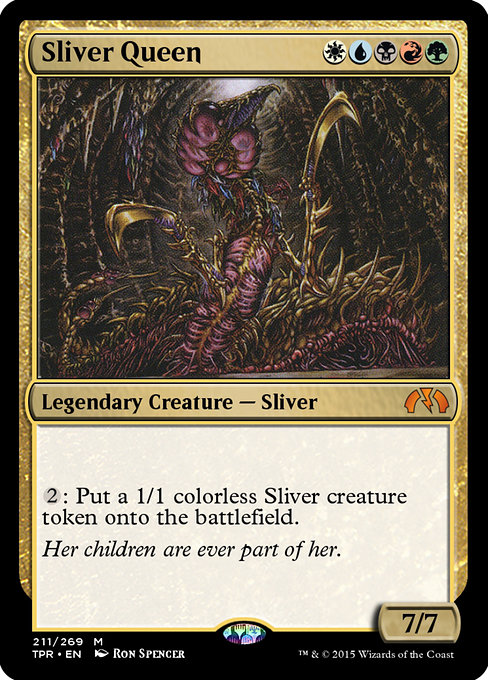 Magic the Gathering Card - Sliver Queen - MTG Circle