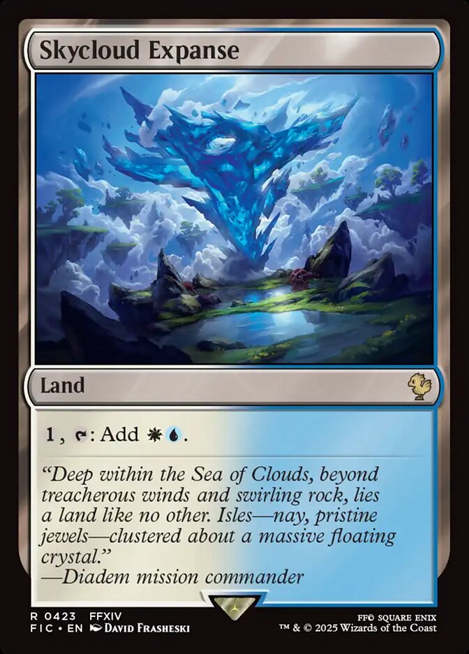 Magic the Gathering Card - Skycloud Expanse - MTG Circle