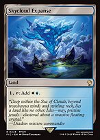 Magic the Gathering Card - Skycloud Expanse - MTG Circle