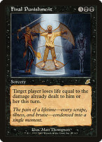 Magic the Gathering Card - Final Punishment - MTG Circle