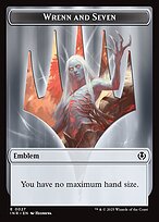 Magic the Gathering Card - Wrenn and Seven Emblem - MTG Circle