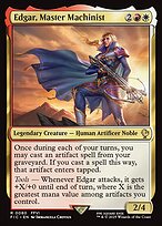 Magic the Gathering Card - Edgar, Master Machinist - MTG Circle