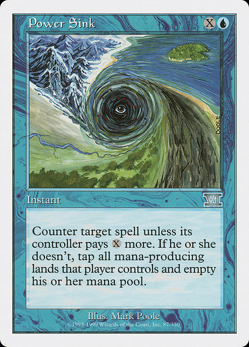 Magic the Gathering Card - Power Sink - MTG Circle