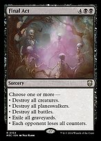 Magic the Gathering Card - Final Act - MTG Circle