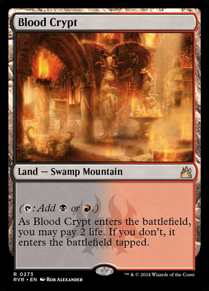 Magic the Gathering Card - Blood Crypt - MTG Circle