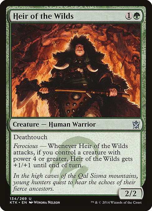 Magic the Gathering Card - Heir of the Wilds - MTG Circle